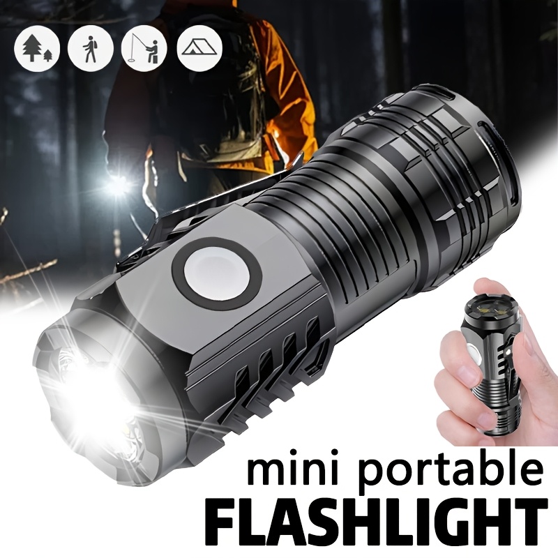 Outdoor Lighting Black - Mini torcia a 3 LED con
