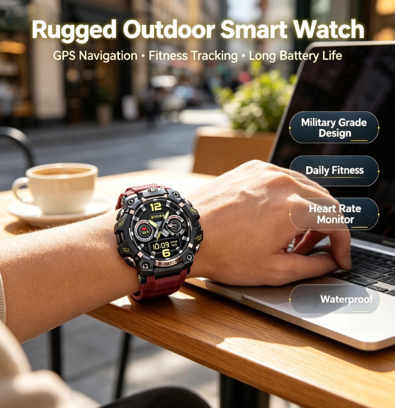 Q668 Smartwatch Unisex 4G Full - Outdoor Lighting Track recensione e prezzo