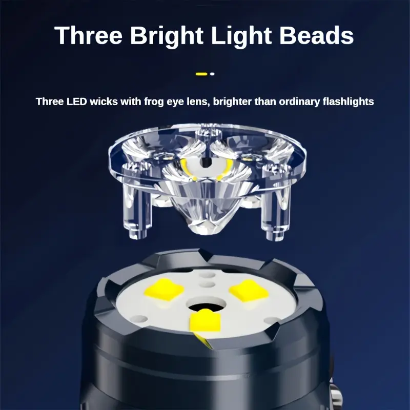 Mini torcia a 3 LED con clip p - Outdoor Lighting Black recensione e prezzo